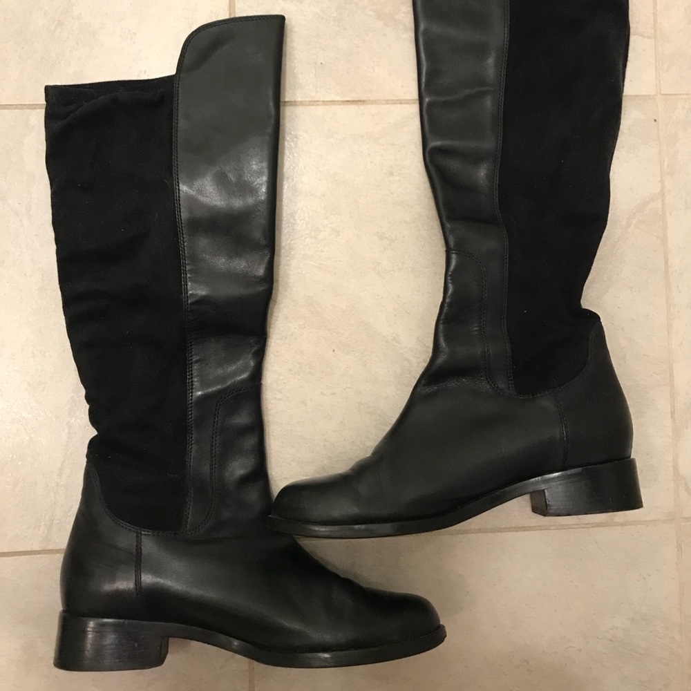 Cole Haan Suede and Leather Knee High Boot 9